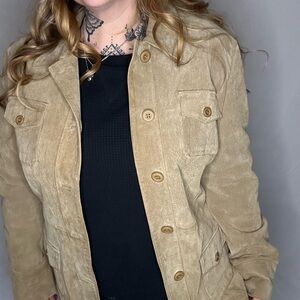 Dickies Women's Utility Jacket in Tan